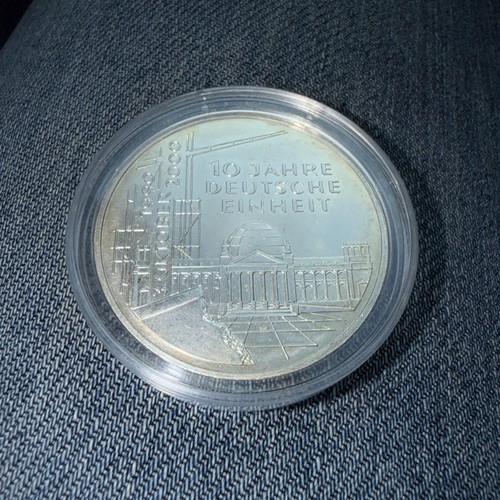 Silbermünze brd 10 - dm,