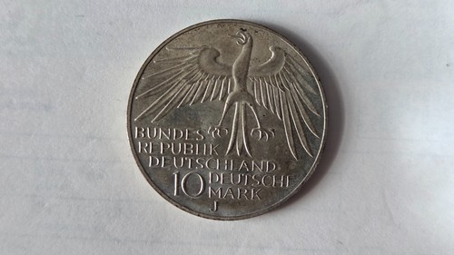 Silbermünze von 1972 - 10,