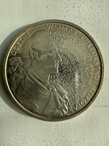 Silbermünze dm silber - 10,