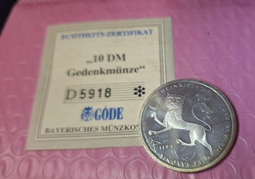 Brd silbermünze 1995 - brd, dm