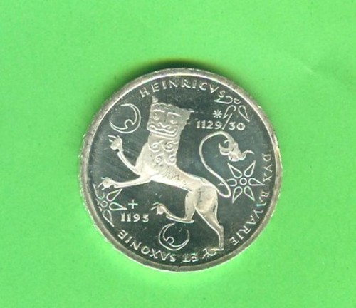 Silbermünze heinrich - dm,