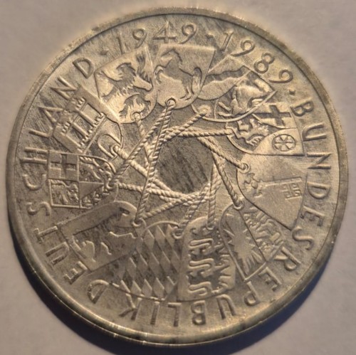 Brd silber münze 1989 - 10,