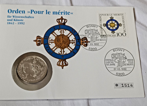 Numisbrief silbermünze - numisbrief, dm