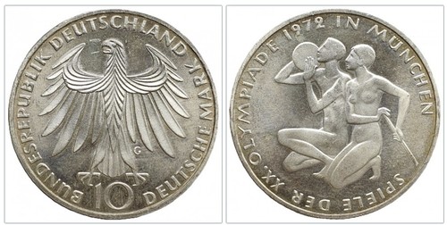 Deutschland mark 1972 - deutschland, 10