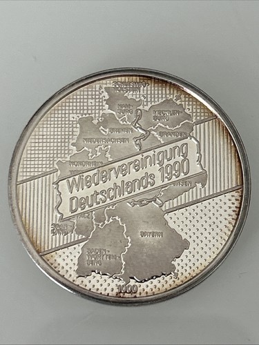 Silbermünze wiedervereinigung - silbermünze,
