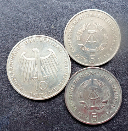 Silbermünze 1991 - silbermünze, dm