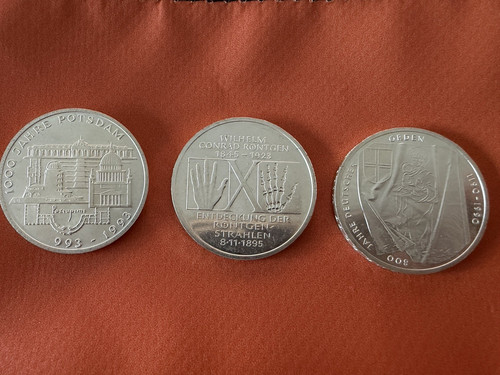 Silbermünze brd - dm,