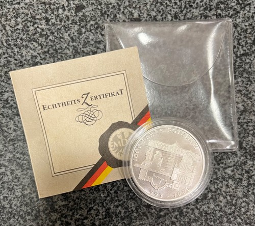 Silbermünze 1000 jahre - 10,