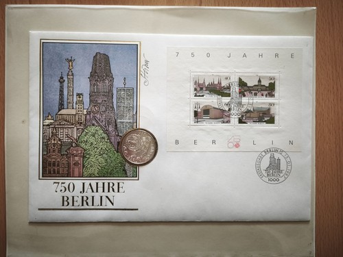 750 jahre berlin - 750, numisbrief