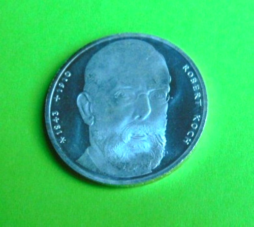 Silbermünze robert koch - 10, dm