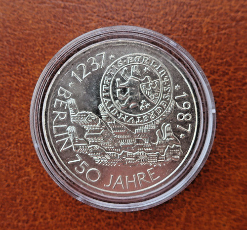 Silbermünze 1987 j - dm,