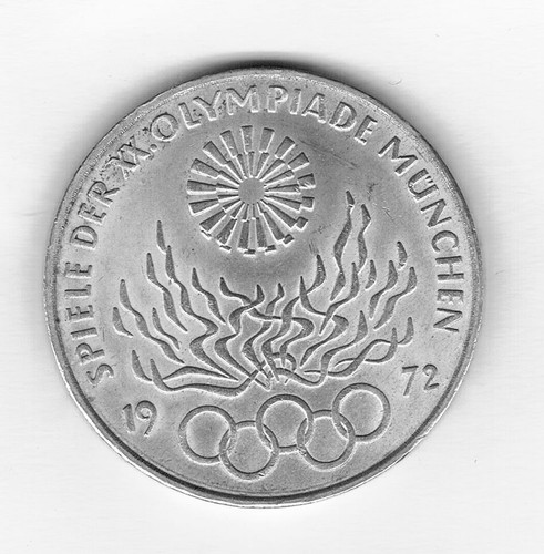 Silbermünze 1972 d - silbermünze,